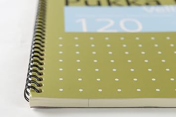 Pukka Pads vellum A4 wire bound notebook 80gsm ruled and margin 120 pages