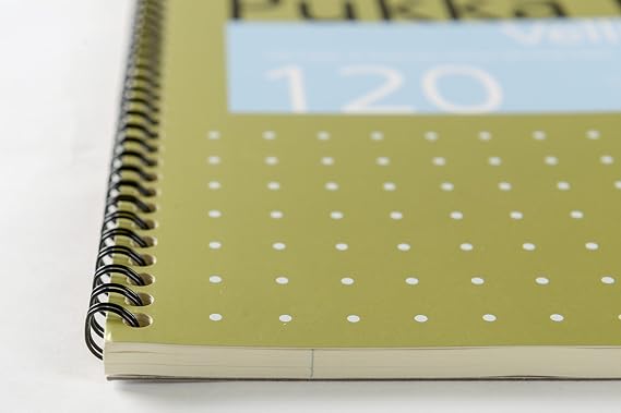 Pukka Pads vellum A4 wire bound notebook 80gsm ruled and margin 120 pages
