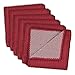DII Kitchen Millennium Cleaning, Washing, Drying, Ultra Absorbent, Microfiber Scrubber Cloth, 12x12" (Set of 6) - Wine