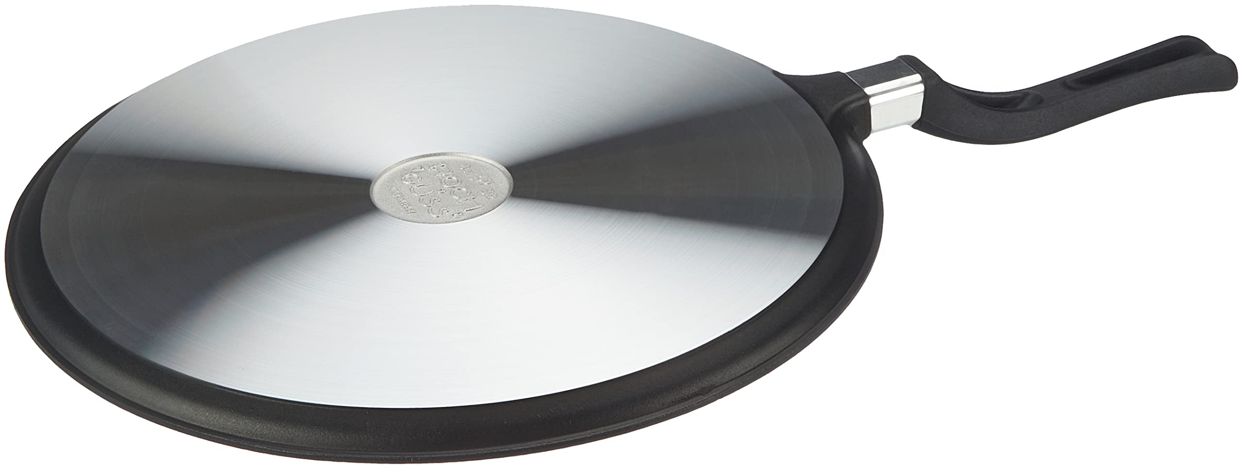 Home Granchef Sartén para Crepes Antiadherente con Mango, Aluminio, Negro, 32 cm