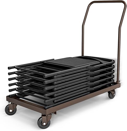 OEF Furnishings Silla plegable Dolly. Almacena y transporta sillas de 17.75 a 18.75 pulgadas de ancho por 19.75 a 20.75 pulgadas de largo. (Combina