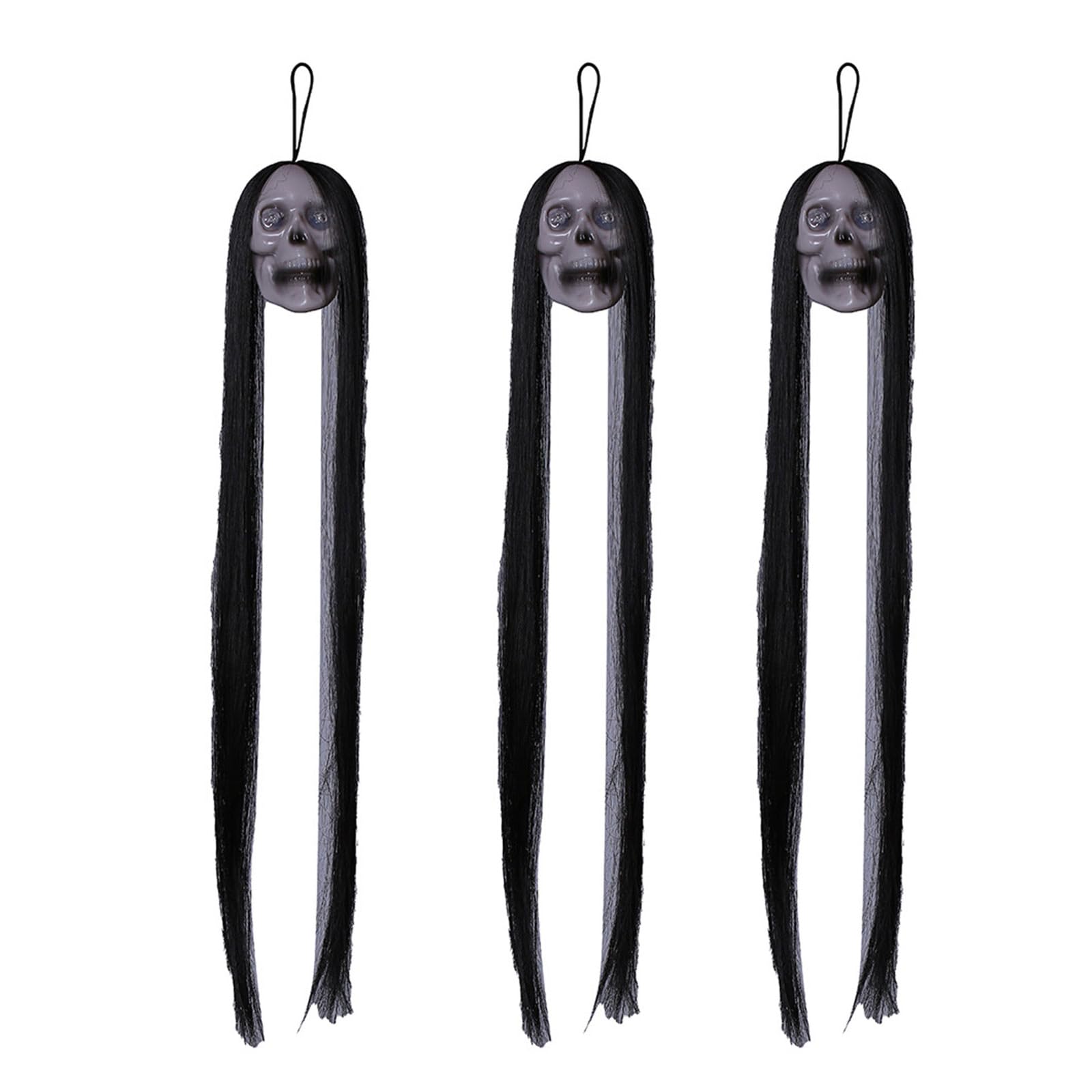 YROHGKPN Halloween Hanging Decorations Halloween LED Hanging Tree Window Wall Scary Yard Decoration Ornament Adornment Embellishment Skull Scary Room