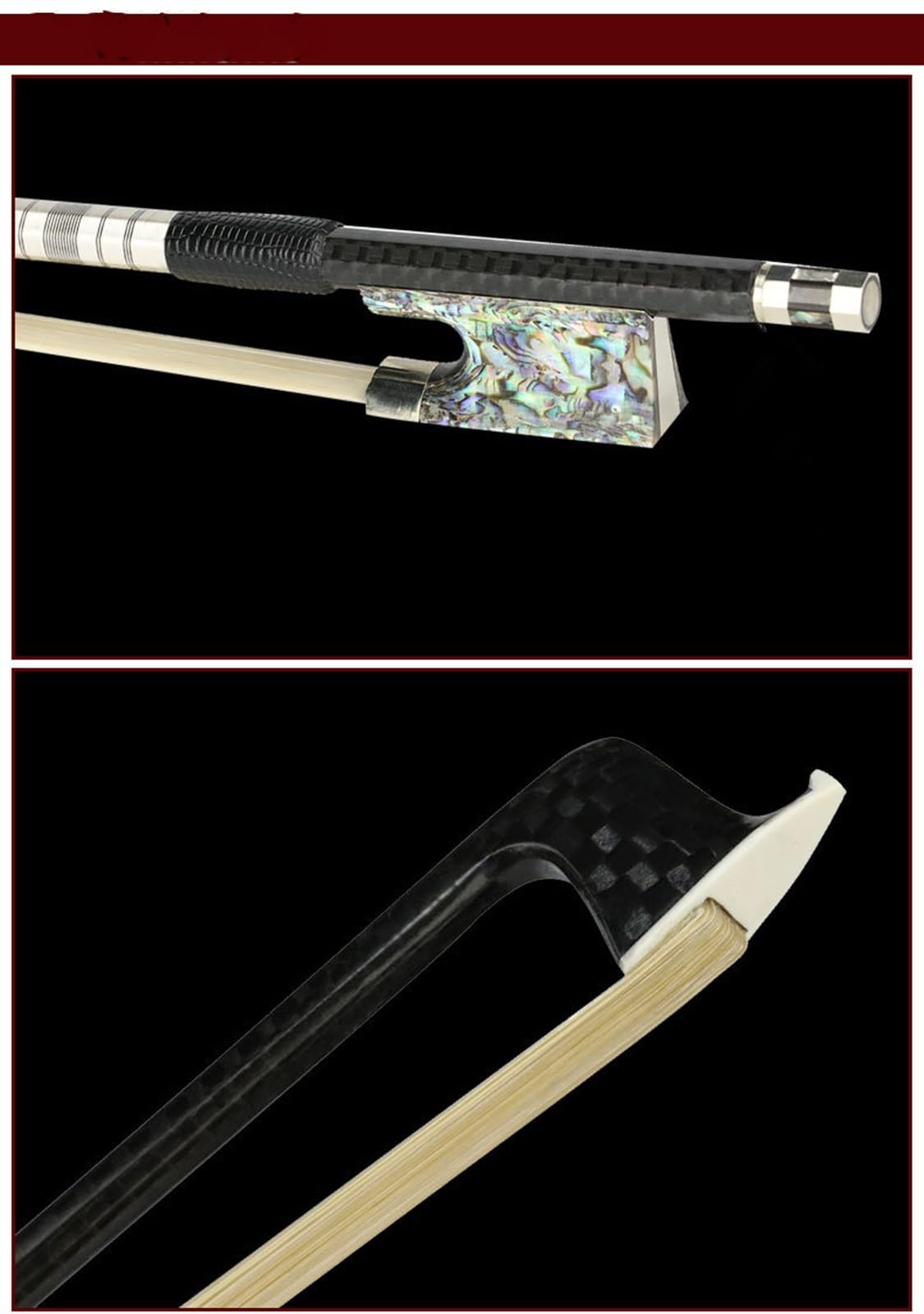 Amazon.co.jp: ヴァイオリン弓 カーボンファイバーバイオリン弓迷彩(1