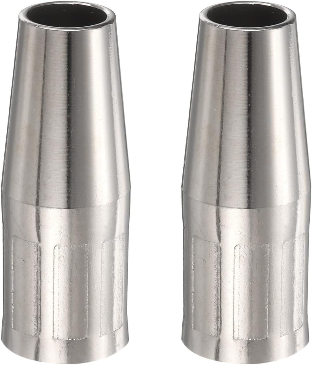 HARFINGTON 2pcs Mig Welding Gun Nozzle 1/2" Orifice KP3075-1-50F Gas Welding Gun Nozzle Copper Nickel Plating Welding Gun Accessory for PRO 100L/175L MIG Gun