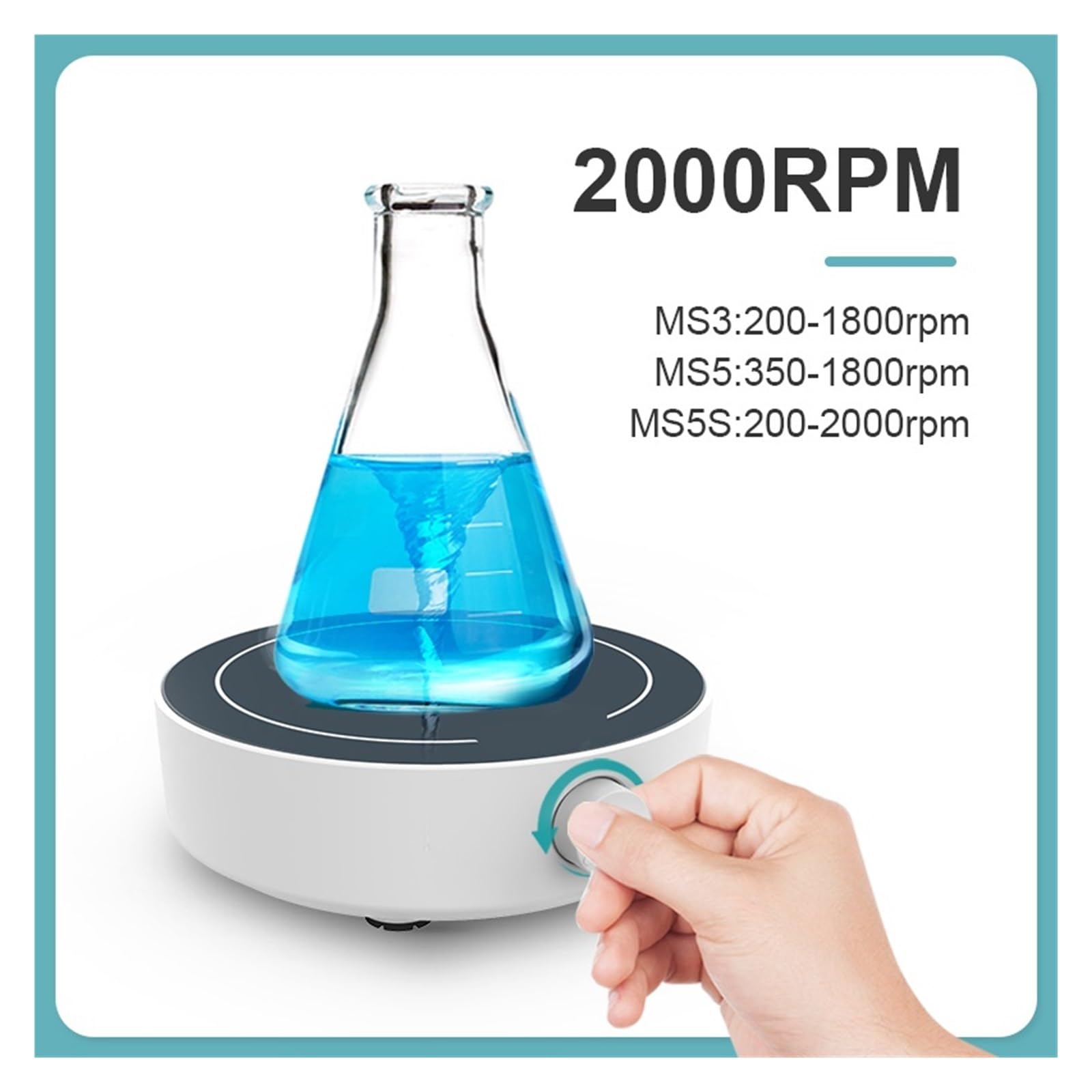 Wirówka, Mieszadło magnetyczne Laboratoryjny mieszalnik cieczy Mini mieszadło z mieszadłem(MS5S)