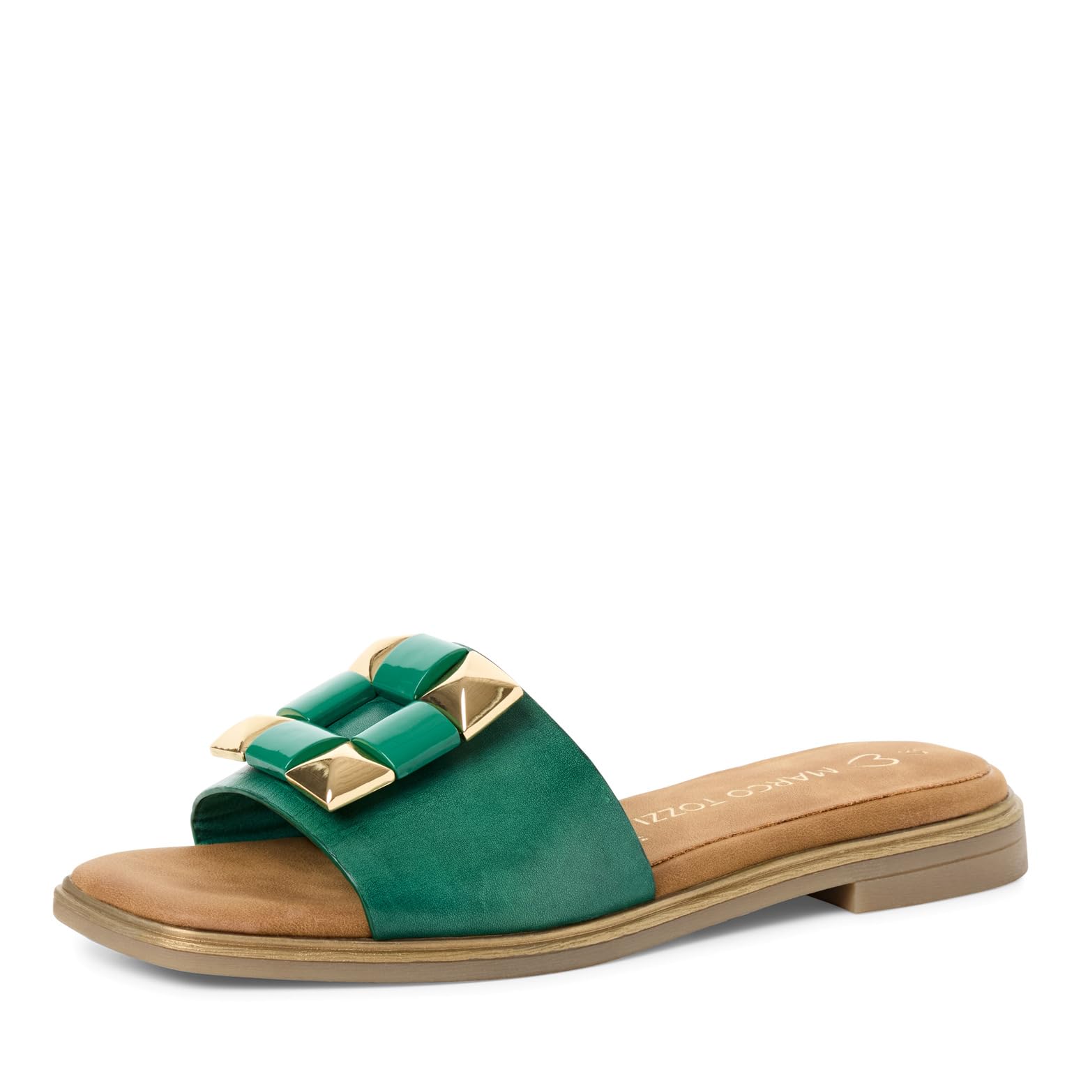 MARCO TOZZI Women's Sandale 2-27102-44, Green, 6 UK