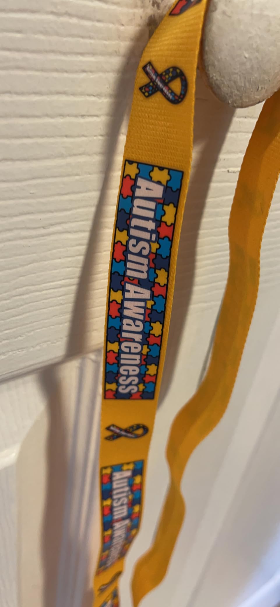 Autism Awareness Lanyard - Super Powers Design With Breakaway Safety Clip