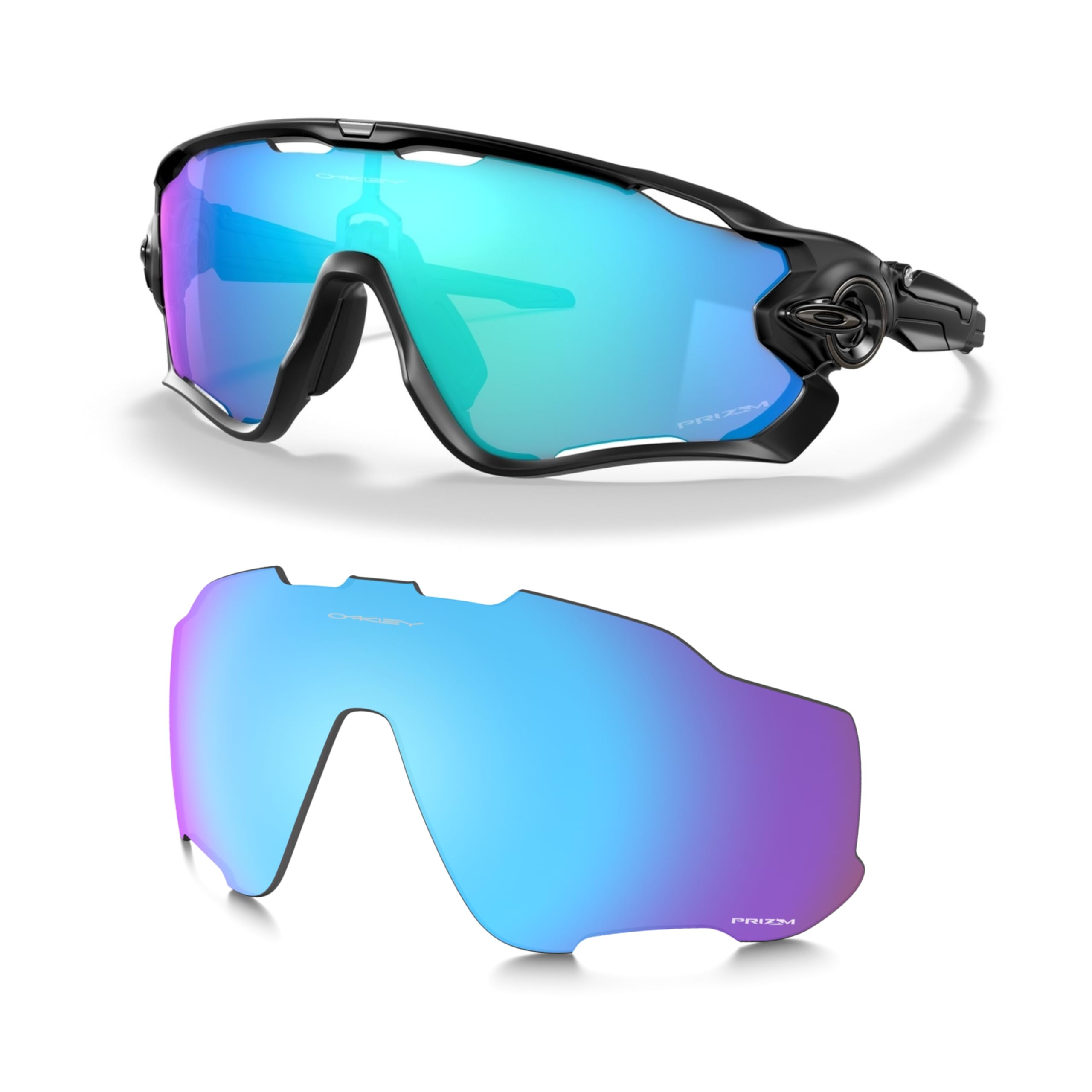 OAKLEY Original Jawbreaker Replacement Lenses For Men For Women+ Bundle Microfiber Pouch -FRAMES NOT INCLUDED