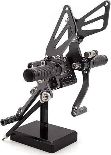 Miniatura 23 de Motorcycle Rearset Foot Pegs Rear Set Footrests Fully Adjustable Foot Boards Compatible for GSXR750 GSXR600 1996-2005,GSXR1000 2000-2004,SV650