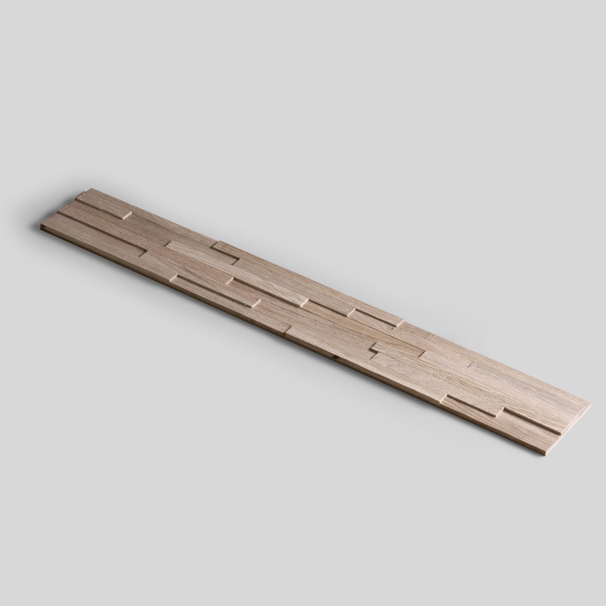 Drewniana okładzina ścienna o wyglądzie 3D, naturalne panele ścienne z drewna dębowego Wooden Wall Design model ACE (1 m2)