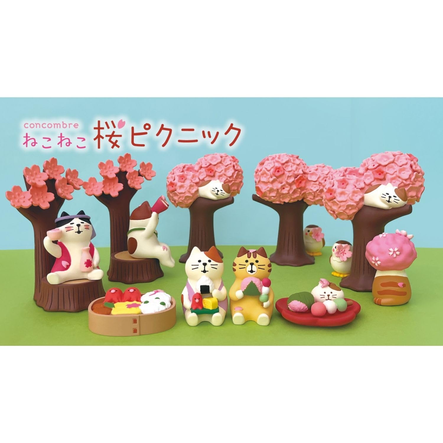 Amazon｜デコレconcombre うとうと子猫と桜の木 うとうと子猫と桜の木