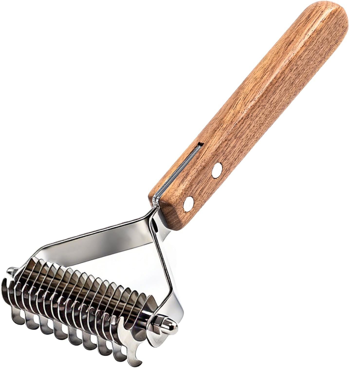 Coat King Rake Pet Undercoat Rake, 17+9 Teeth Double Sided Dog Dematting Comb Pet Grooming Brush Deshedding Tool