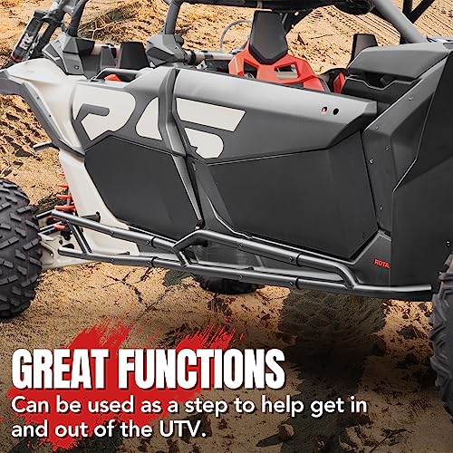 Barras Nerf laterales negras para Can Am Maverick X3 2017-2022 5