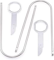 Vista 17 de 4 PCS Herramientas de Palanca de Extracción de Radio de Coche en Forma de U, Herramientas de Extracción de Radio Automotriz de Acero Inoxidable