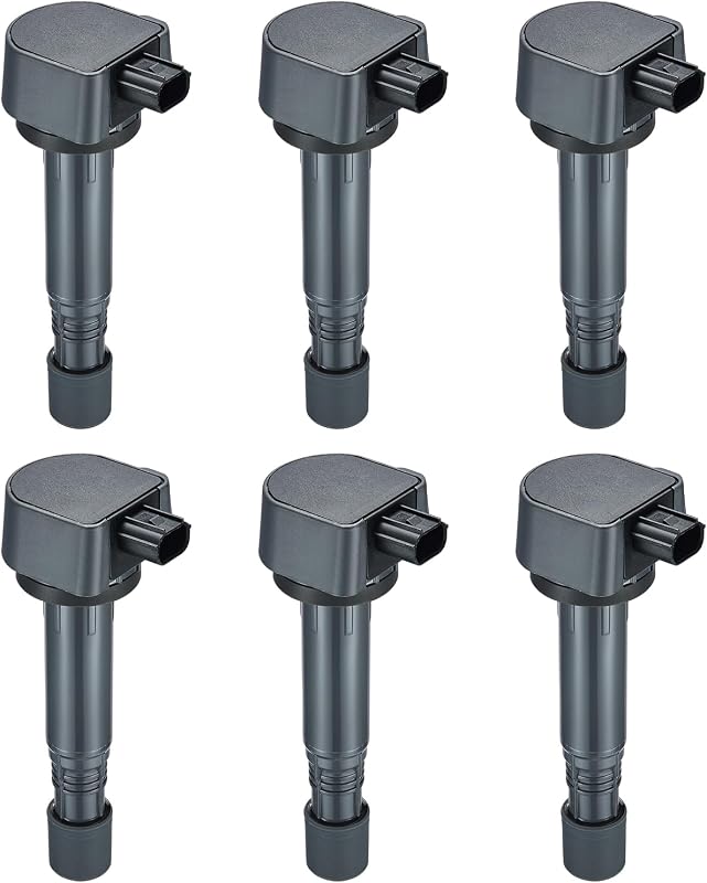 Bobinas de ignição BDFHYK UF624 para Honda Pilot, Ridgeline e Acura RDX, MDX e ZDX V6 – Conjunto com 6