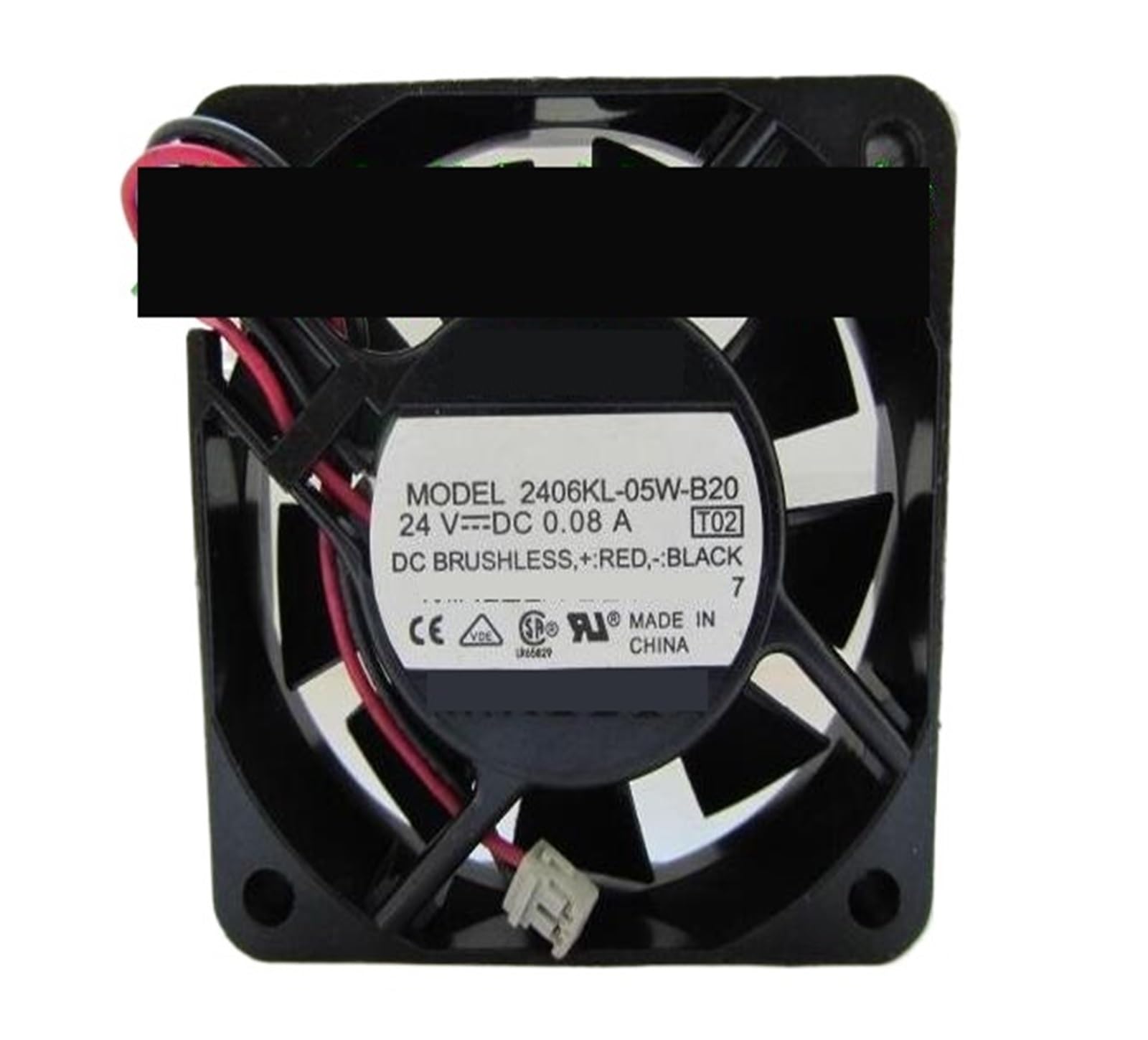 UWUKCJOKQ 2406KL-05W-B20 24V 0.08A 60 * 15 2 Wire Cooling Fan