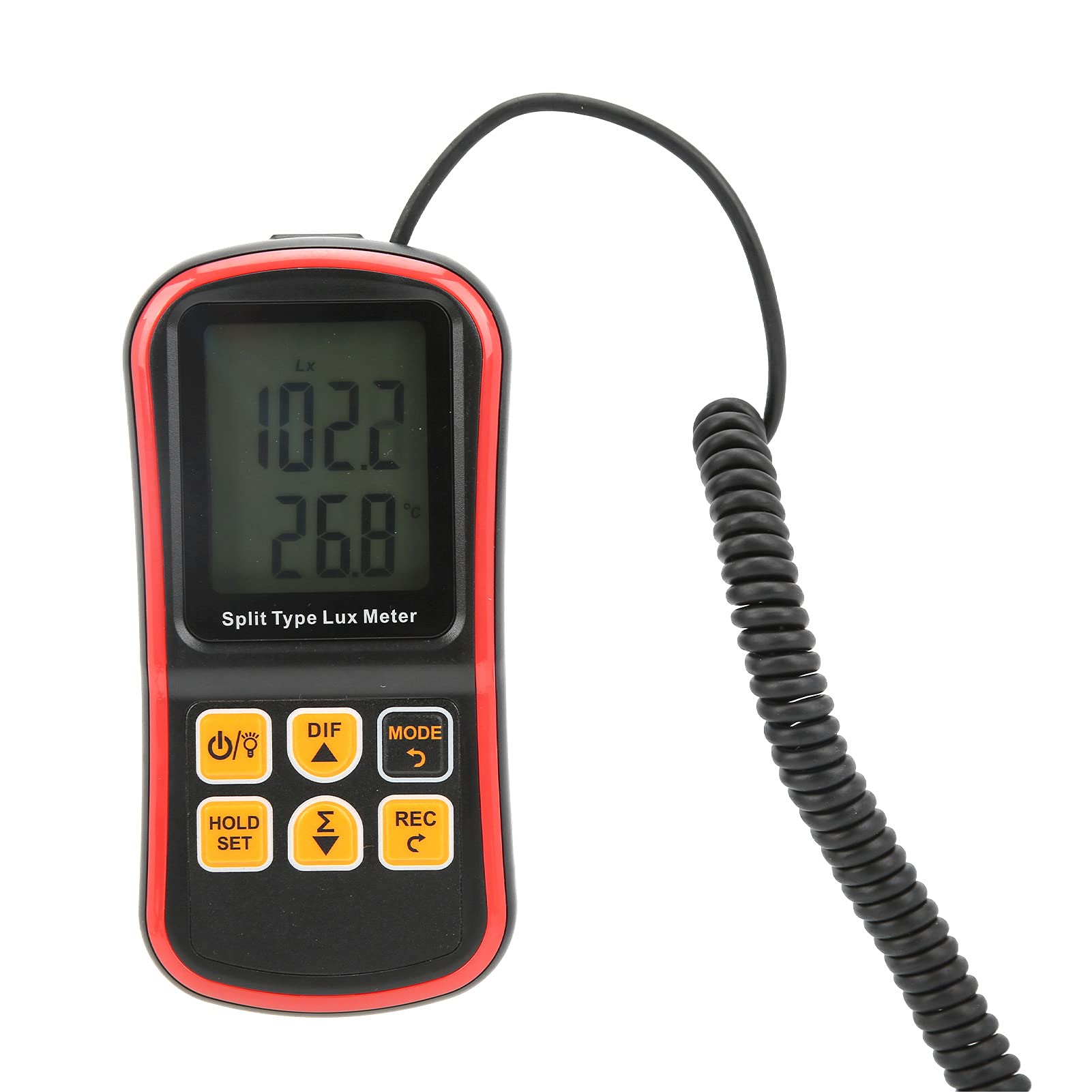 Fotómetro Digital con medición de Temperatura de Amplio Rango hasta 200 000LX