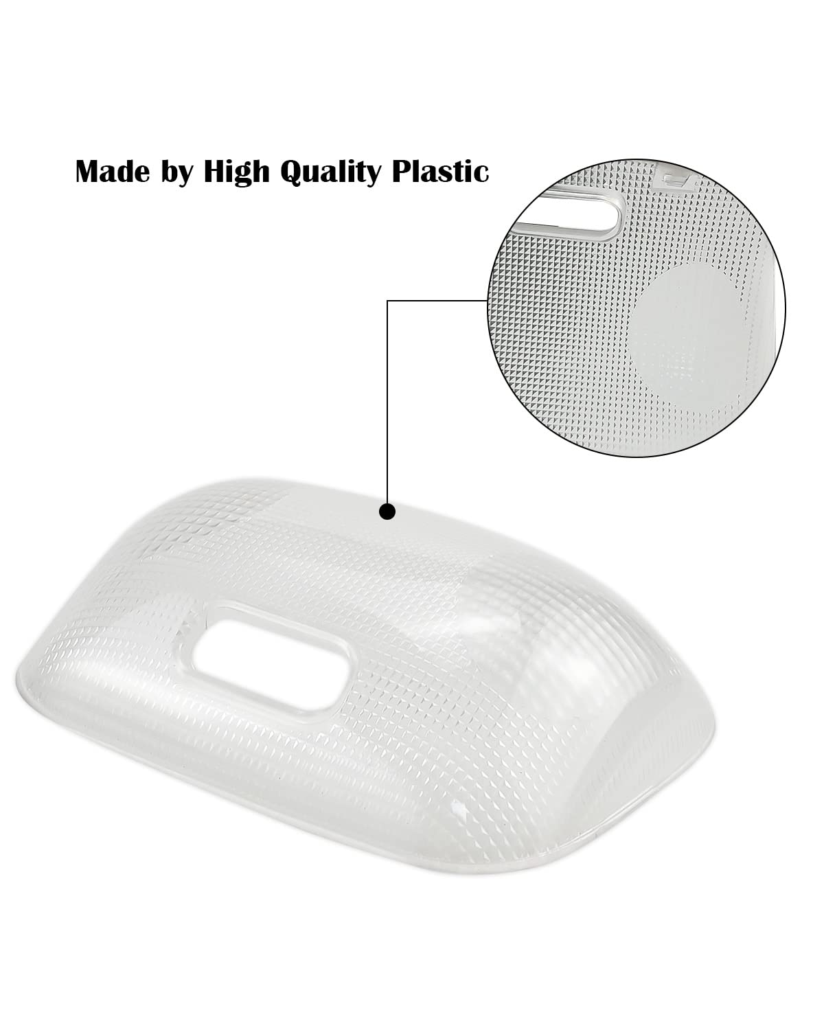 Cubierta de luz de techo Compatible con Ford Ranger 1996-2004 Lente de faro interior Inter Luz de techo superior Reemplazo F67Z-13783-AA Carcasa de lente de luz de lectura interior