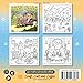 Comfy Spring Coloring Book: 50 Cute Bold and Easy Designs for Fun and Relaxation. Adorable Fuzzy Friends in Cozy Landscapes. Amazing for Adults, Teens and Kids (Cutie Craft Activity Books)