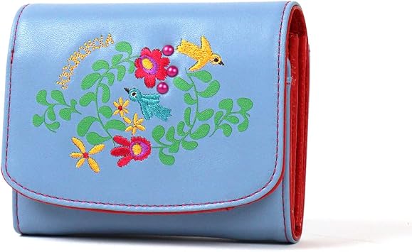 Amazon | 二つ折り財布 刺繍 花 jocomomola ホコモモラ タリファ