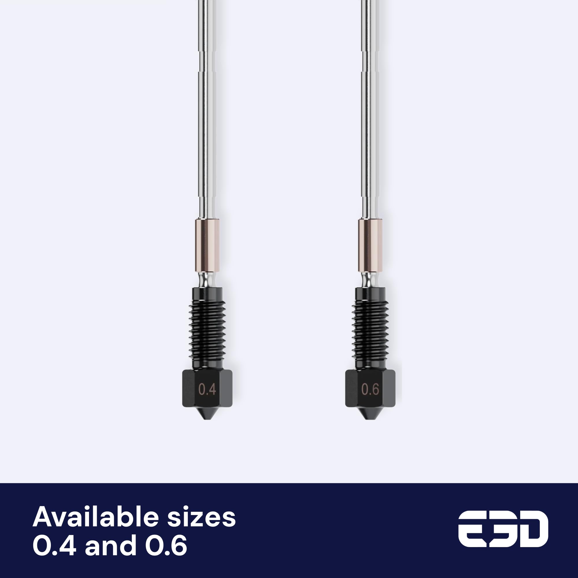 E3D - Boquilla Prusa de alto flujo para impresora 3D MK4/XL (ObXidian, 0,6 mm)