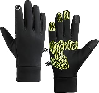 Guantes de invierno para mujer, impermeables, resistentes al viento, antideslizantes, palma, guantes aislados para el trabajo de invierno, para ciclismo, equitación, pesca, senderismo, caza, correr