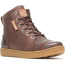 Men's Breman Black or Brown Motorcycle Sneaker Boots D96260 /61