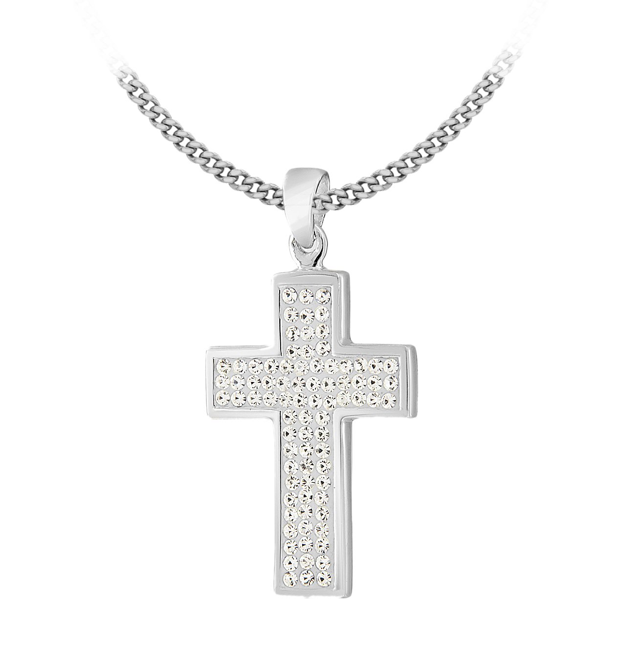 Colgante de plata ley 925 Tuscany Silver y cristal tallado accesorio exclusivo mujer 7