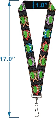 Miniatura 3 de Hebilla Abajo Cordón-1.0"-Classic TMNT ExpessionsBattle Gear Graymu