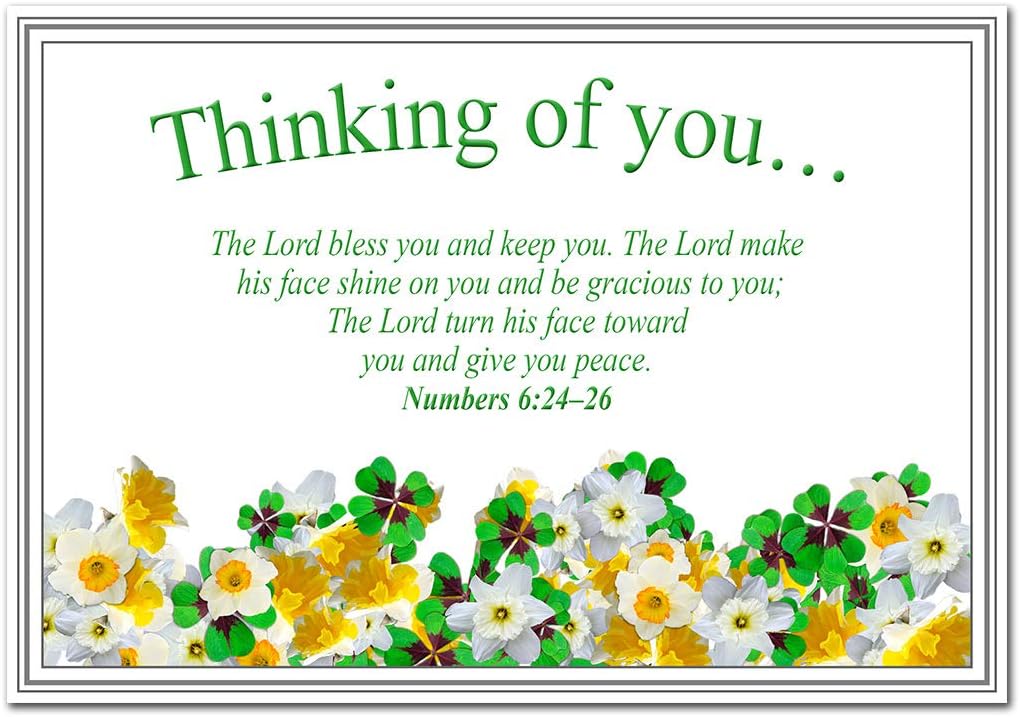 Religious Get Well Quotes Religious Thinking Of You Card - Get Well Wishes - Inspirational Christian  Bible Quote Verse - Scripture Comfort - Blank Inside To Write Own Special  Message Of Love Care Support Good Cheer