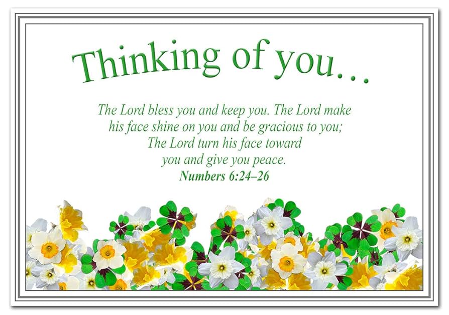 Religious Thinking of You Card - Get Well Wishes - Inspirational Christian Bible Quote Verse - Scripture Comfort - Blank religious-thinking-of-you-card-get-well-wishes-inspirational-christian-bible-quote-verse-scripture-comfort-blank