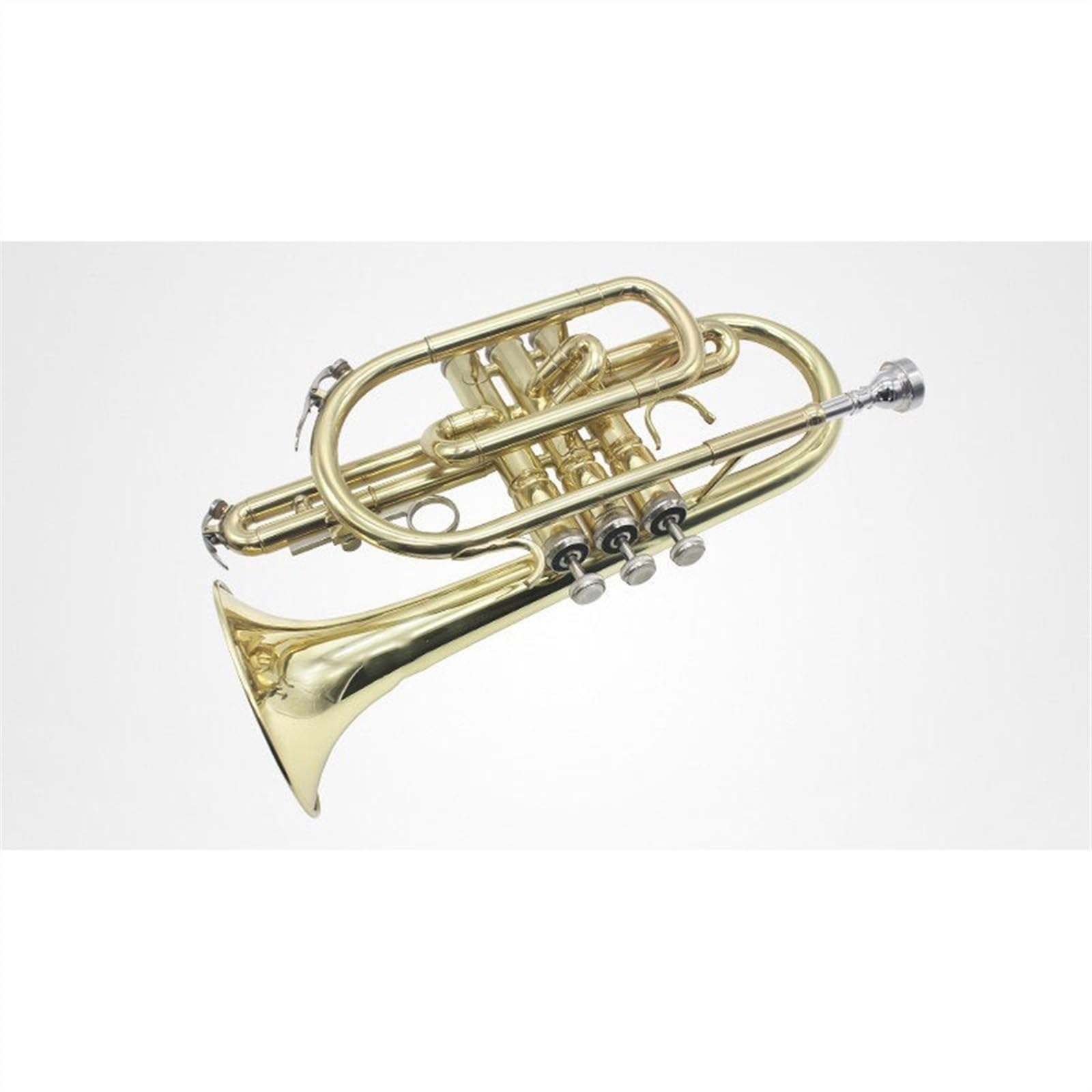 instrument muzyczny trąbka Trąbka Kornetowa BB, Instrument Dęty Blaszany Profesjonalny Kornet