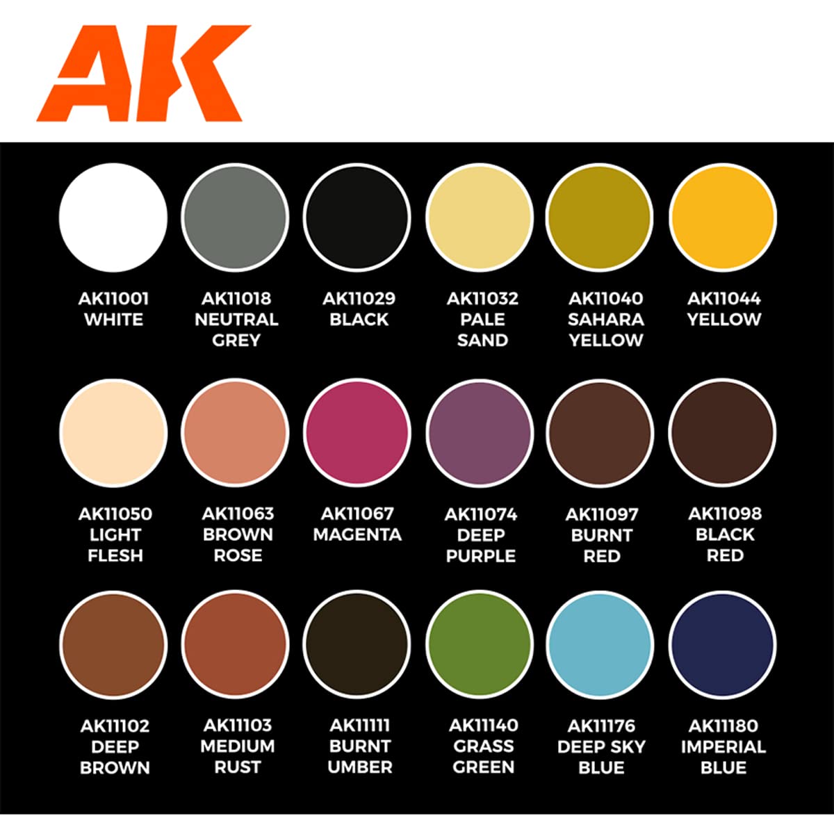 AK Interactive Keigo Murakami AK11765 - Kit di pittura acrilica 3G, statuette di anime speciali di pelle e pelle nera