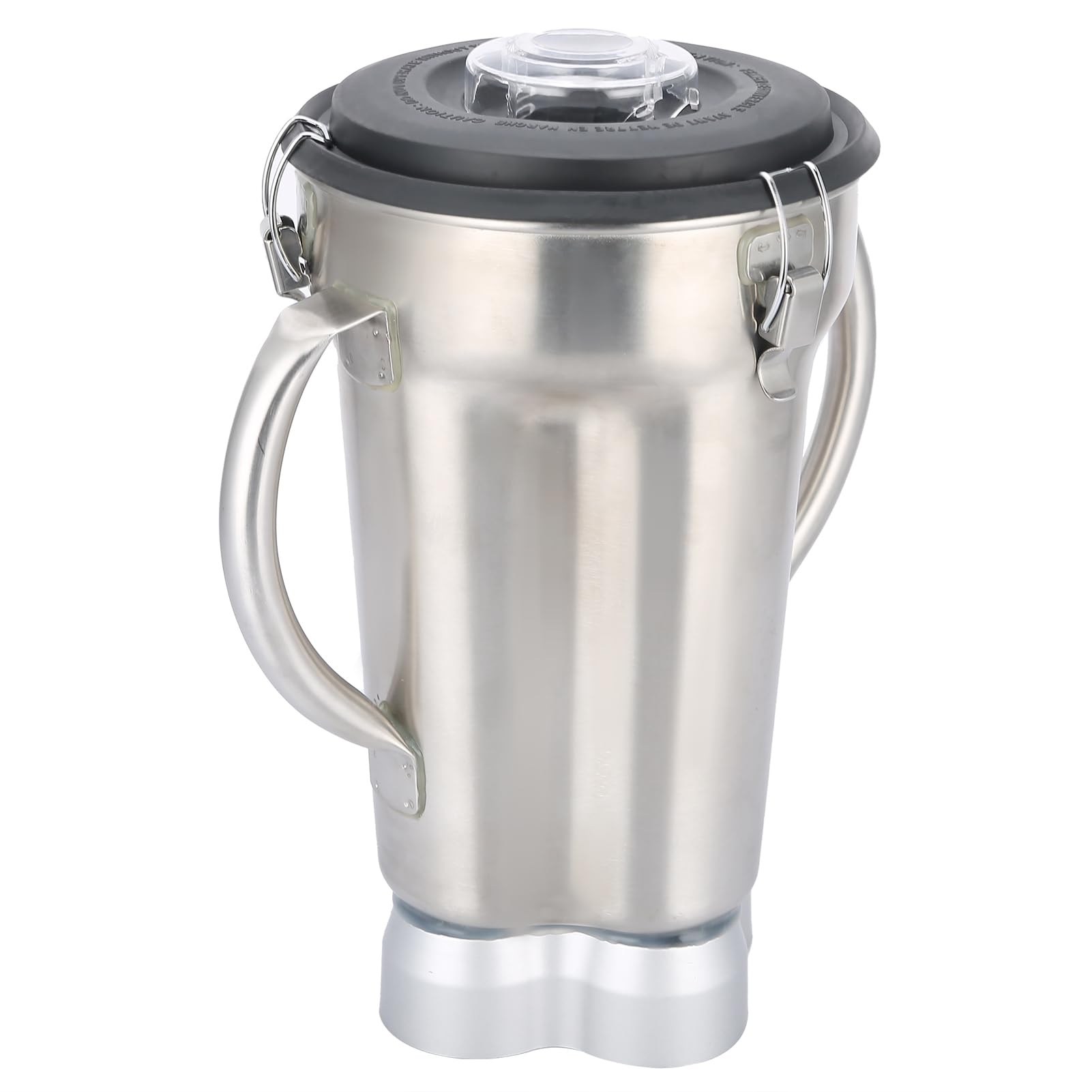 Aoresac Recipiente exprimidor de acero inoxidable de 4 litros con tapa de montaje de cuchilla para licuadora CAC72