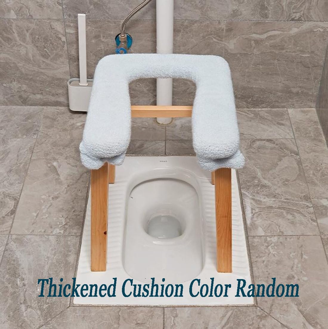 Wooden Yoni Steam Chair Seat - 4-Leg Stool For Herbal Steaming, Shower Chair, Or Bedside Commode (15.7" Height, No Steamer Included)