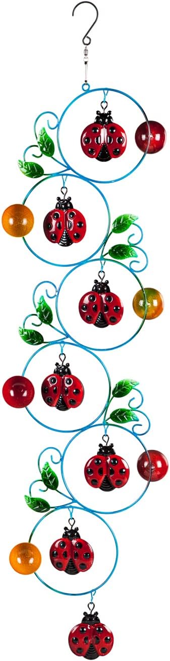 Evergreen 35 H Twirler, 6-Tiered Orbit, Lady Bug