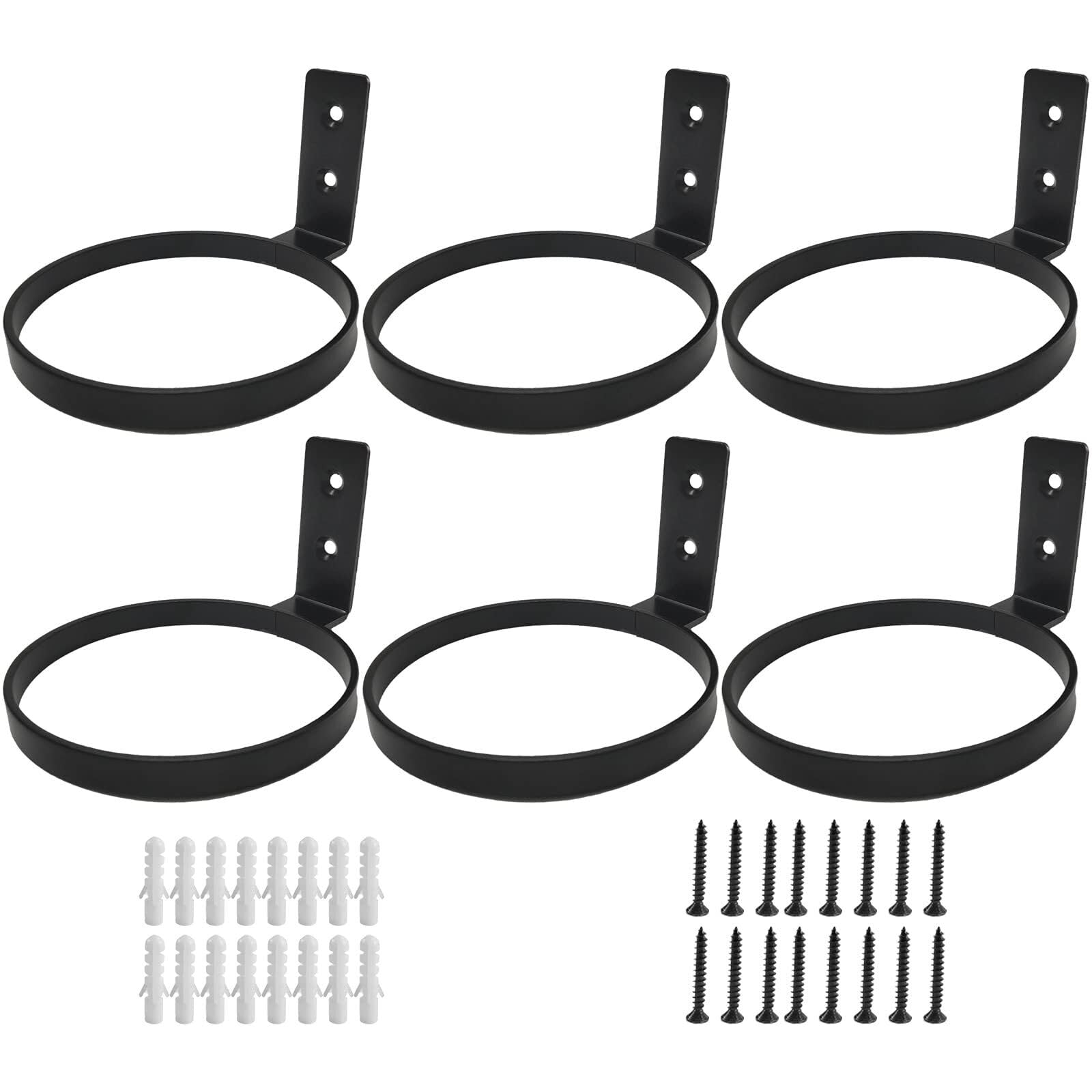 Unique Art Plant Holder Ring 6 inch Wall Mounted Metal Hanging Plant Stand (6 Pack) (B0C96HYWZX) Amazon Price History, Amazon Price Tracker