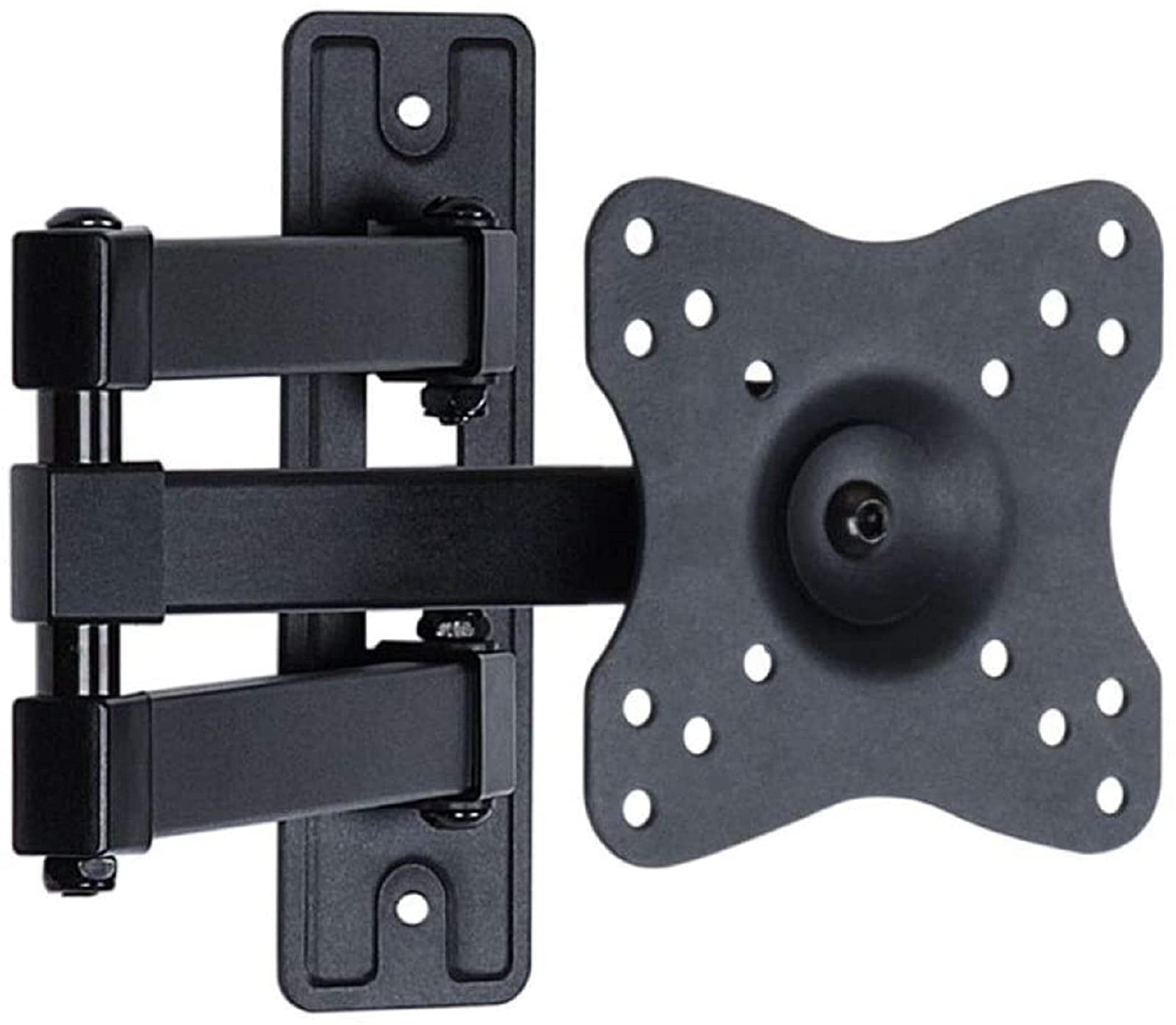 DHWTV Stands TV Wall Mount Bracket Full Motion Computer Monitor Arm, Swivel Tilting Corner Bracket for Most 10-32 Inch Computer Monitors and TVs，with VESA 100x100, Weight up to 33lbs