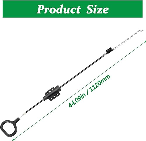 Miniatura 6 de BokWin 4 manijas de liberación reclinables de anillo en D, cable reclinable de repuesto para sofá (4.75 pulgadas de longitud)