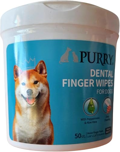 Purry Dental Finger Wipes For Dogs