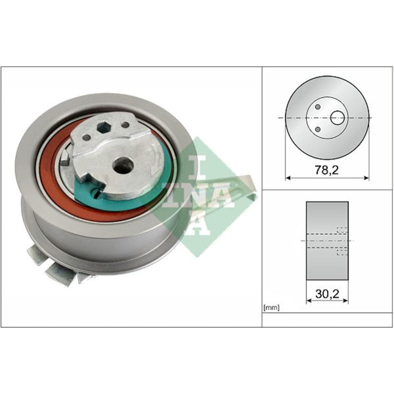 INA 530 0699 30 Kit cinghia distribuzione pompa acqua 29 mm Compatibilità con VW Golf 7 Hatchback 5G1, BQ1, BE1, BE2 T-Roc A11 TIGUAN AD1, AUDI A3 Sportback 8VA, 8VF, SEAT Leon Hatchback 5F1