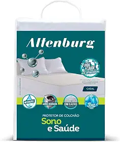 Protetor Colchão c/Elástico Imp. Sono e Saúde - Branco - Casal