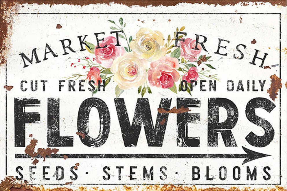 Vintage Flower Signs