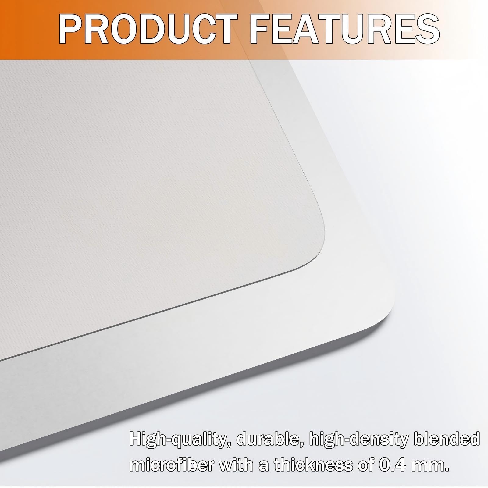 Protection d'Écran en Microfibre pour MacBook 13/14 Pouces, Bord Découpé au Laser, 290mm x 192mm