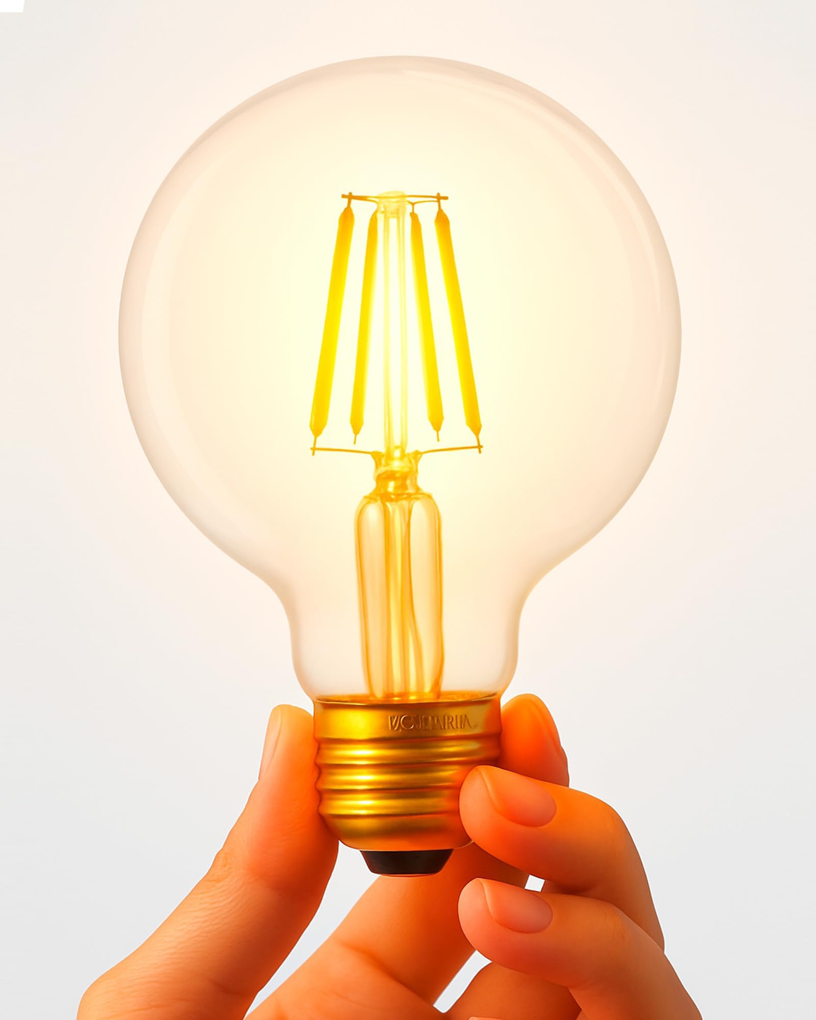 Vintage Edison Bulb - Warm Yellow Glow -3