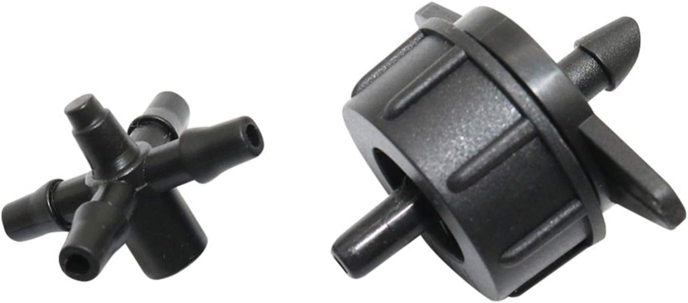 Irrigation Dripper 2/4/8L Stable Flow Dripper With Three-way And Five-way Barb Connector For Agricultural Drip Irrigation System Dripper Drip Irrigation Arrow Adapter 100 Pc ( Color : Lavender )