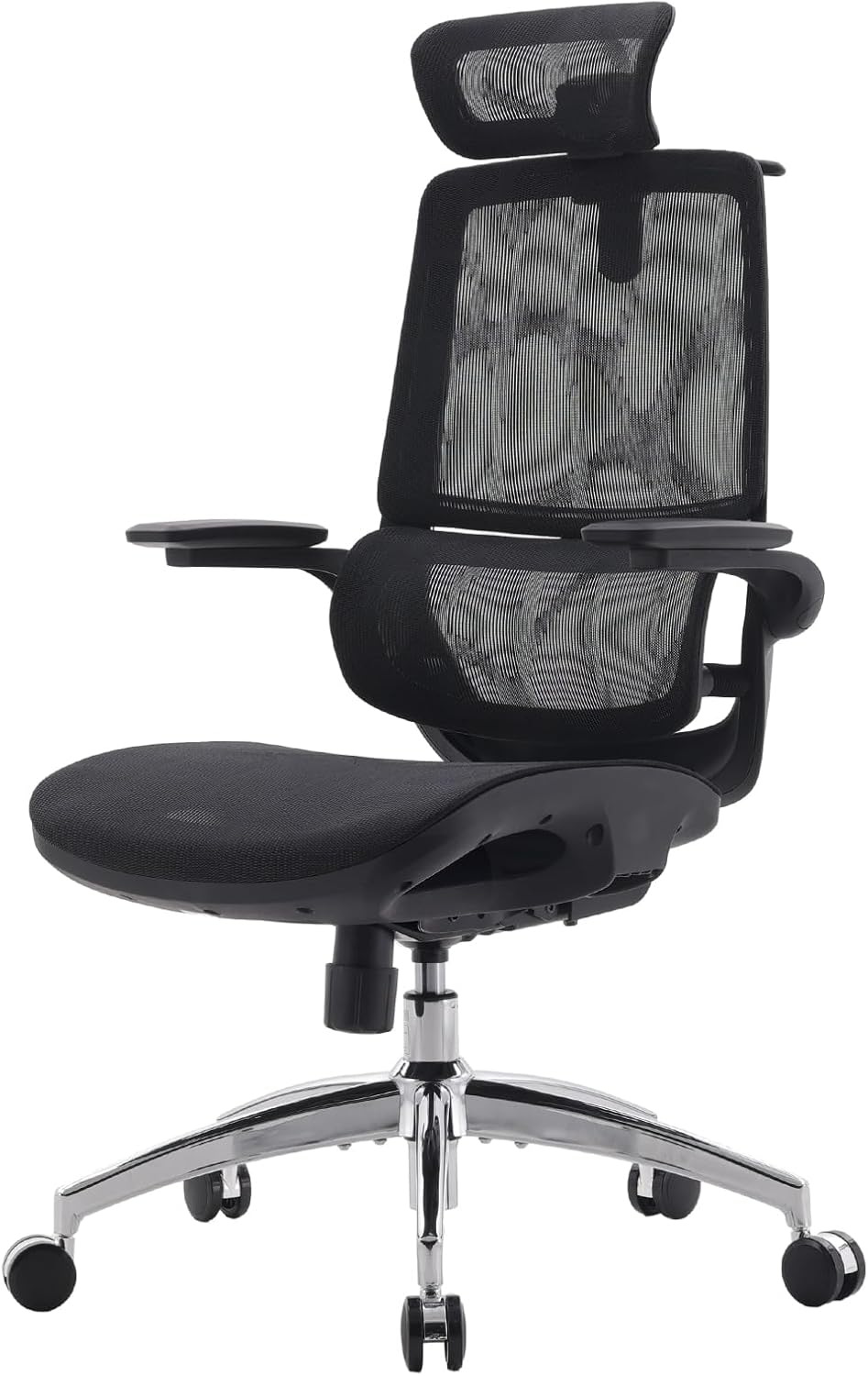 SIHOO M59AS Ergonomic Office Chair, Desk Chair with 3D Flip-up Armrests, Computer Chair with Dual Back Design and Adaptive Dynamic Lumbar Support