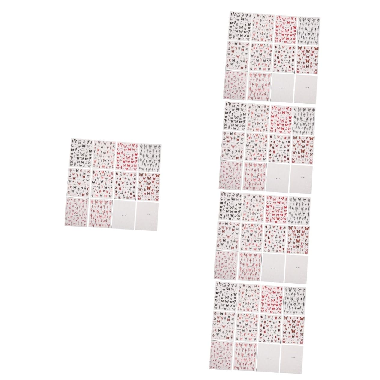 CALLARON 60fogli Adesivi Per Unghie Nail Art Stickers Per Decorazioni Estive e Invernali Facile Applicazione Per Design e Creativi Per e Speciali