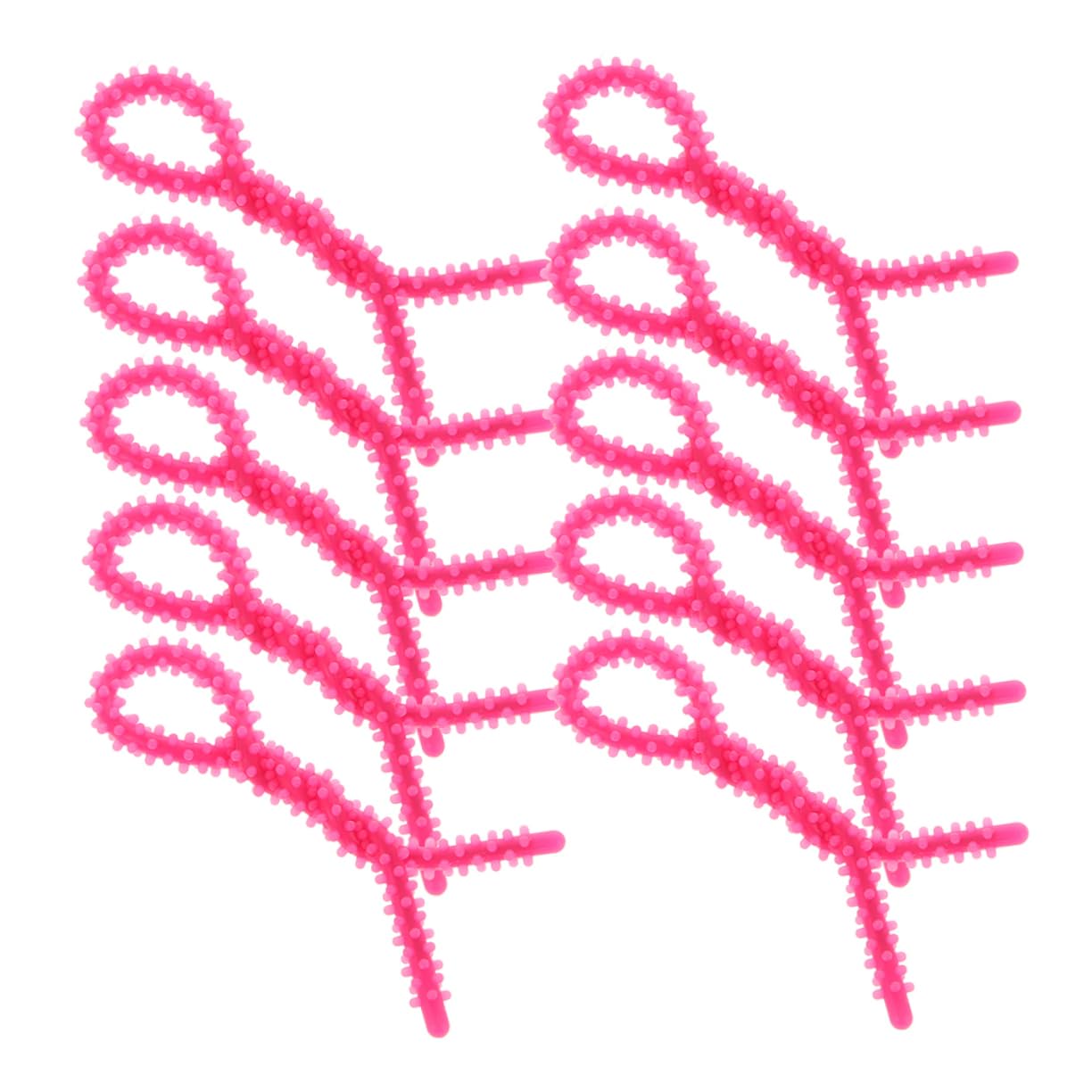 40 Pezzi Perm per Spirale Strumenti Arricciacapelli per Donne Perm per Corti e Lunghi Facili Usare e Comodi Silicone Rosa