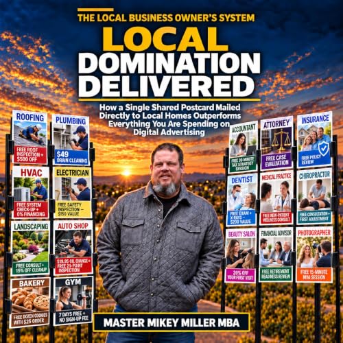 Local Domination Delivered Audiolibro Por Master Mikey Miller MBA arte de portada